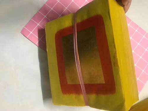 潮汕大金手工折纸大八箔长方形折花篮底座花瓣小莲花有教程 - 图0