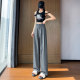 Ice Silk Yamamoto Pants Women's Summer Drapey Sunscreen wide leg pants