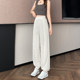 ຜ້າໄຫມນ້ຳກ້ອນ Yamamoto sweatpants ຂອງແມ່ຍິງລະດູຮ້ອນ ແລະ ກາງເກງປ້ອງກັນຍຸງລາຍລະດູໃບໄມ້ປົ່ງ