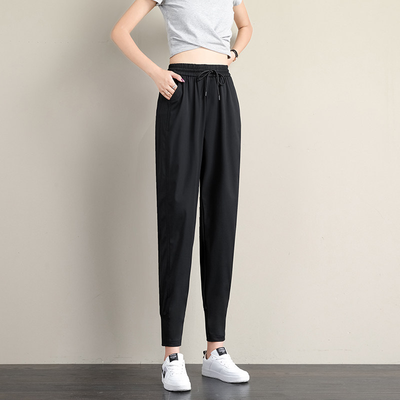 冰丝防蚊大人夏季哈伦宽松运动裤子 另尚休闲裤