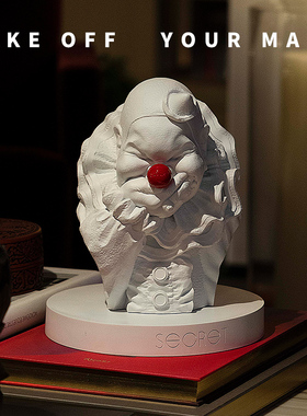 树脂雕塑潮流艺术小版小丑摆件