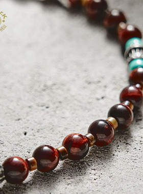 Arthur.k925银虎眼石原创手链