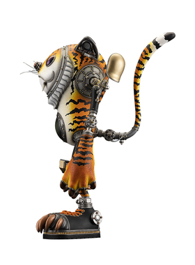 树脂铜质全身5处可动关节卡通虎