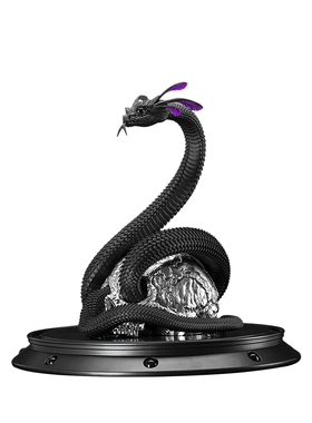 Arthur.K蝰蛇仿真树脂雕塑