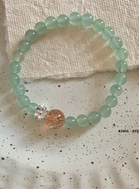 KISOL新中式天然石串珠手串手饰~