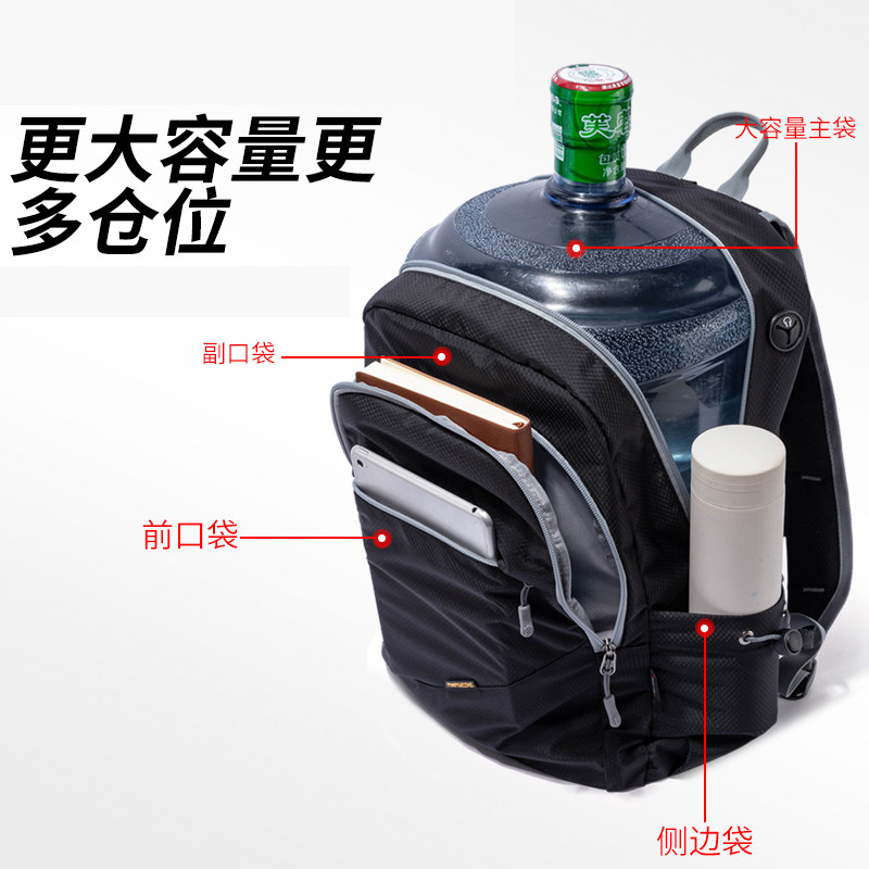 Foldable backpack ultra lightweight skin bag travel