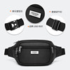 Multifunctional outdoor sports crossbody men's waist bag for summer travel waterproof wear-resistant large capacity cash collection work