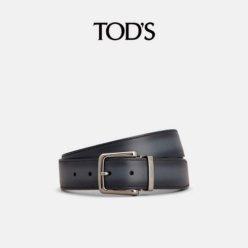 TOD'S官方正品男士可调节双面皮革腰带宽度3.5CM皮带配饰 - 图0