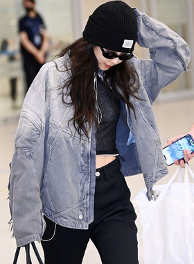 jennie金智妮同款黑色针织帽子