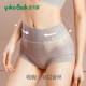 Women's high waist thin lace sexy tummy control butt lift underwear