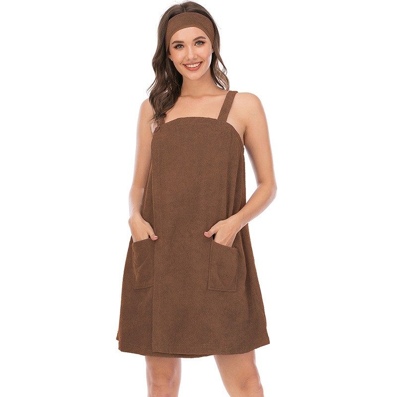 亚马逊速卖通夏新款家居服浴袍吸水简约浴巾舒适女式睡衣,淘宝优惠券,粉丝福利购,淘宝优惠卷