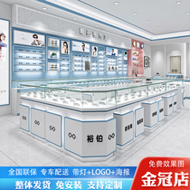 Glasses Cabinet Glass Middle Island Cabinets Nearsightedness Sunglasses Display High Cupboard Whole Store Custom Sunglasses Shop Counter Display Cabinet