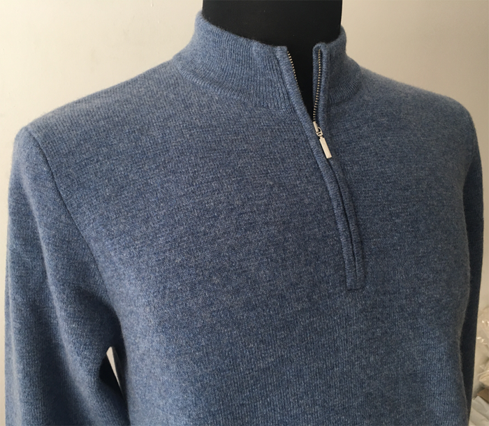 男拉链半高领交织加厚套头毛衣100%cashmere纯羊绒衫湿冷寒冬保暖,淘宝优惠券,粉丝福利购,淘宝优惠卷