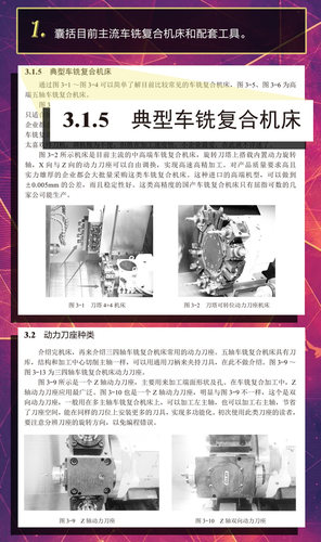 官网正版 图解Mastercam 2017车铣复合编程入门与精通 李小聪 图形修改技巧 修剪打断延伸 曲面延伸 卧式走刀机 极坐标 三视图 - 图0