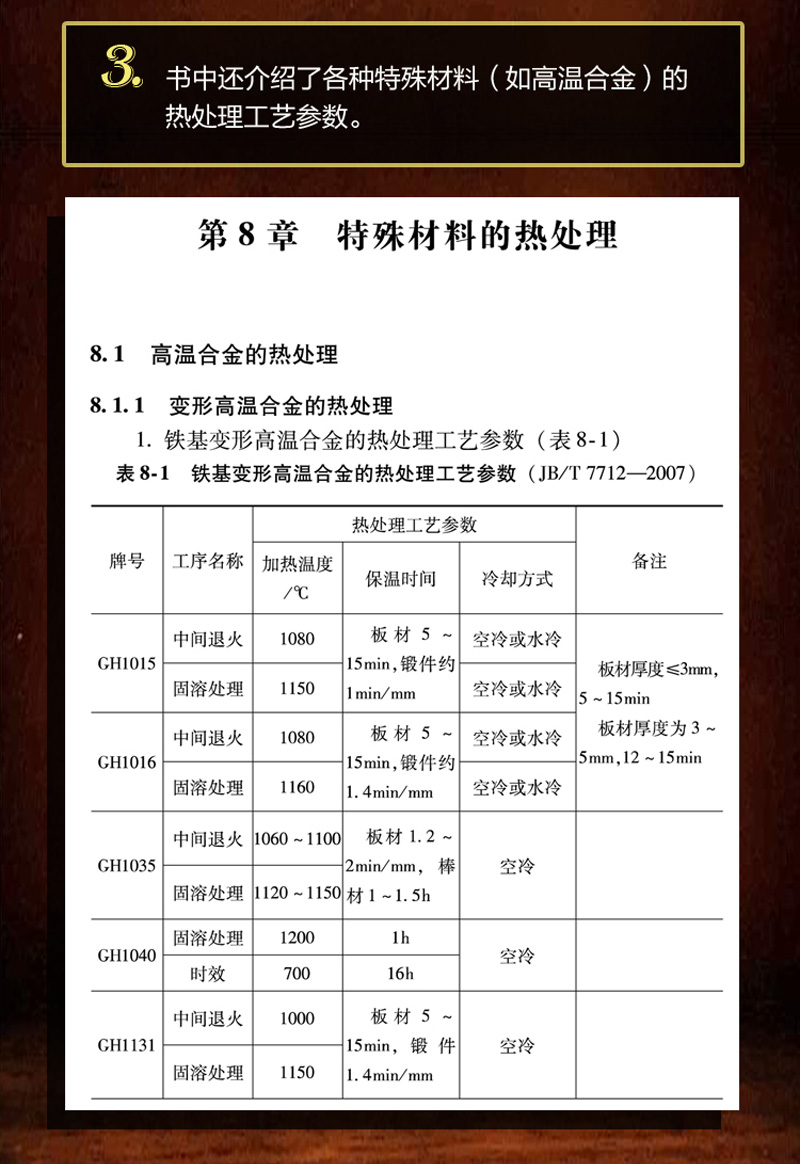 官网正版 热处理工艺参数手册 第2版 杨满 刘朝雷 整体热处理 表面热处理 化学热处理 金属材料热处理 铸钢 铸铁 - 图3