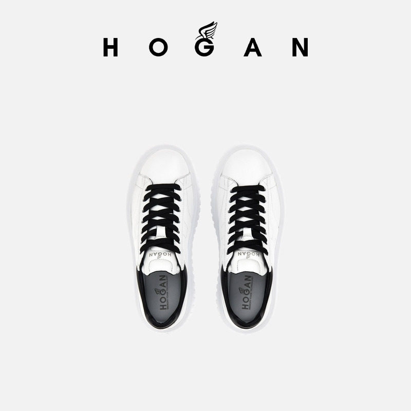 【檀健次同款】HOGAN情侣款H-Stripes系列休闲时尚鞋厚底鞋饼干鞋 - 图1