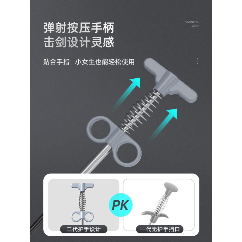 通下水道神器疏通厨房管道厕所堵塞万能捅渠马桶疏通器的专用工具-图2