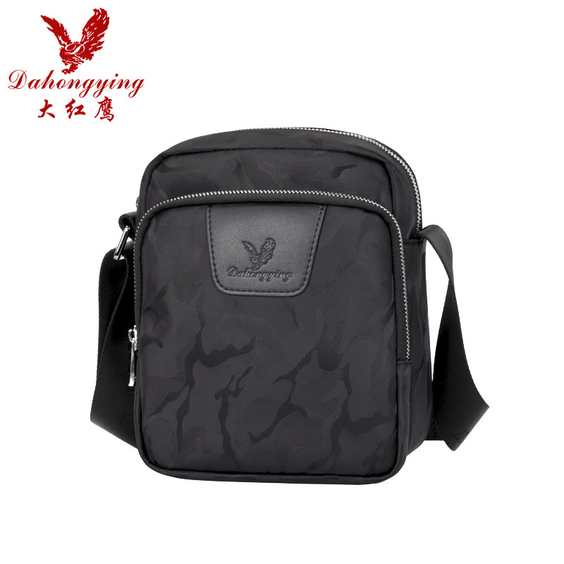 大红鹰潮牌男士休闲帆布男包单肩包 dingtree男士包袋