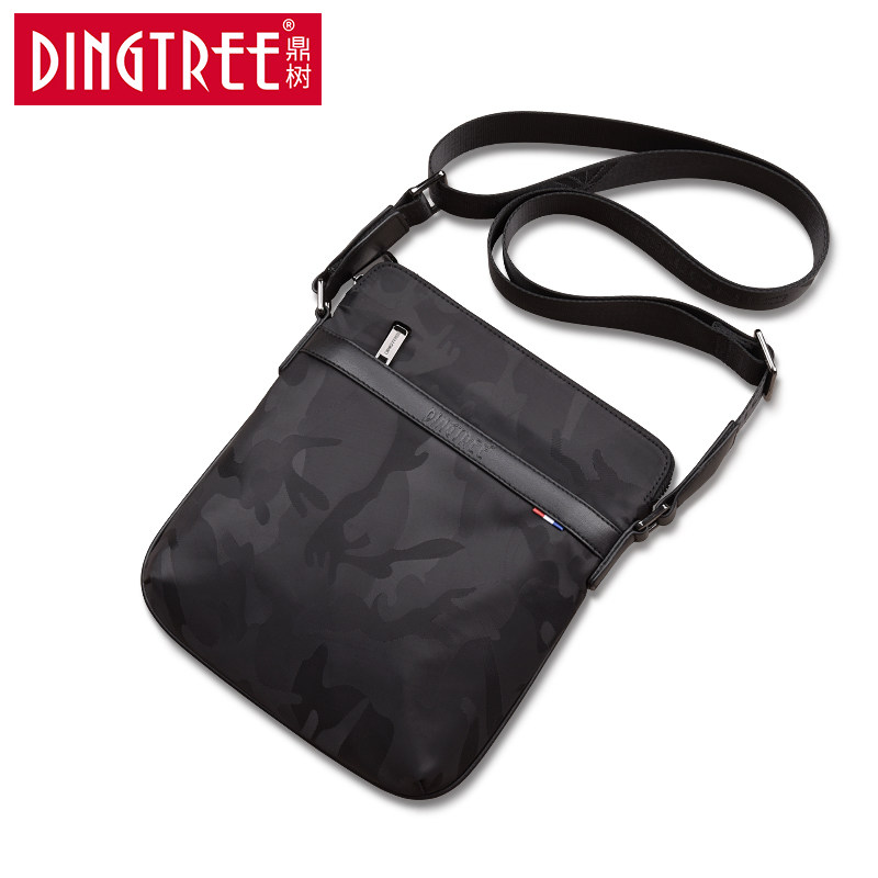 牛津布男包单肩包帆布休闲斜挎包 dingtree男士包袋