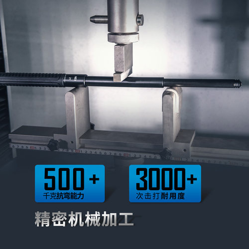 纳丽德NEX格挡重轻机械甩棍挡刀伸缩棍防身防狼自卫合法车载武器 - 图1