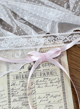 粉色双层叠戴蕾丝项链choker项圈锁骨链少女甜妹蝴蝶结lolita可爱