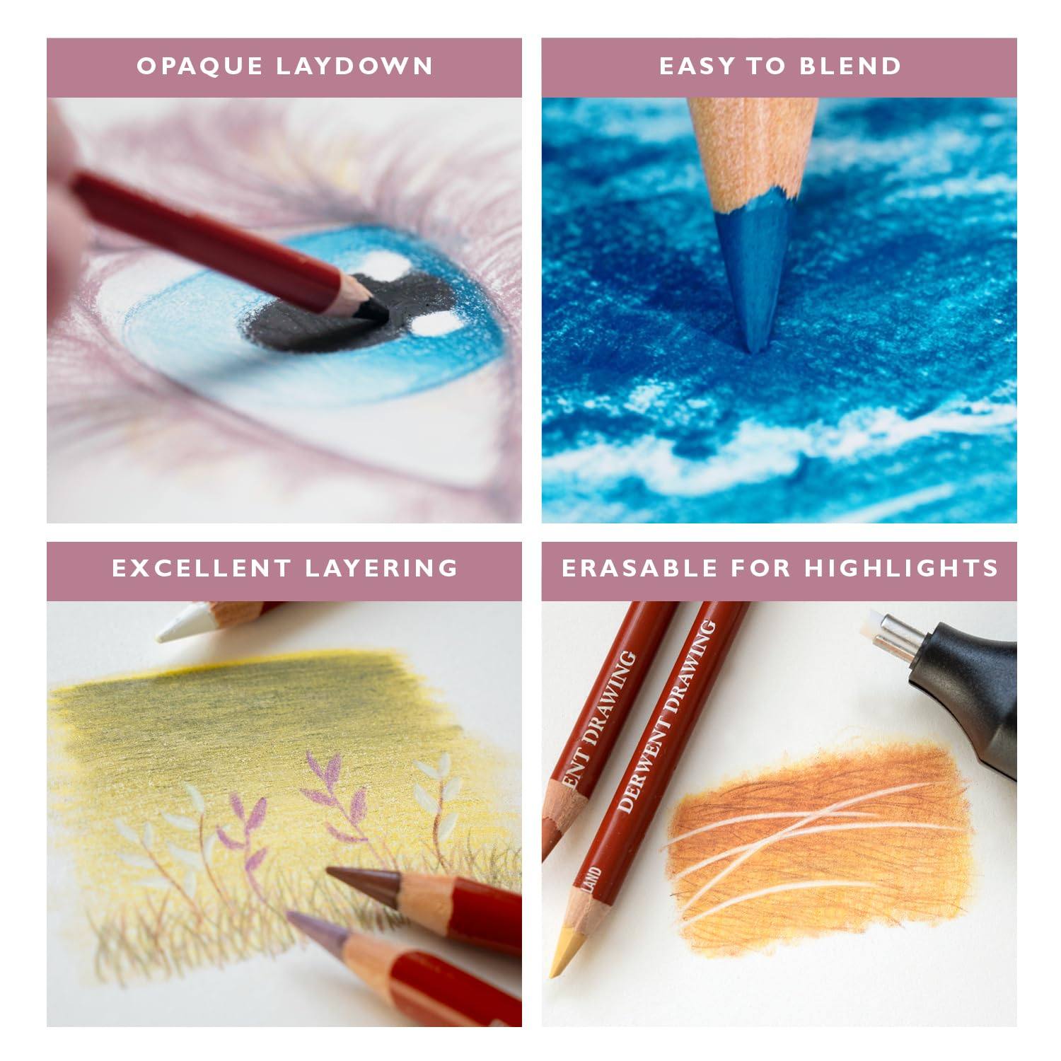 英国【DERWENT得韵旗舰店】Drawing绘画彩铅自然色彩铅 单支,淘宝优惠券,粉丝福利购,淘宝优惠卷