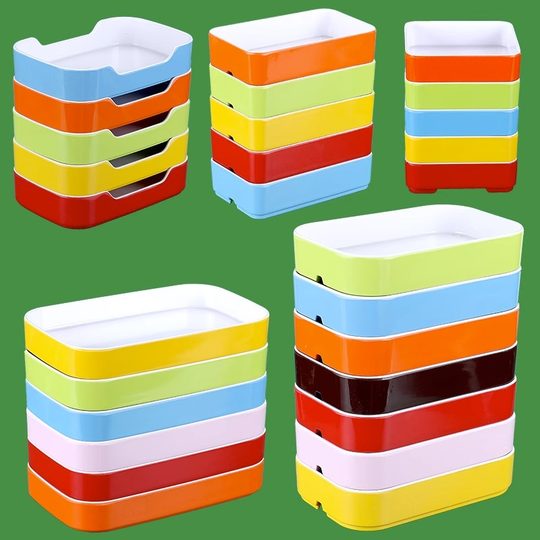 Melamine hot pot plate thickened skewers fragrant plate barbecue plate