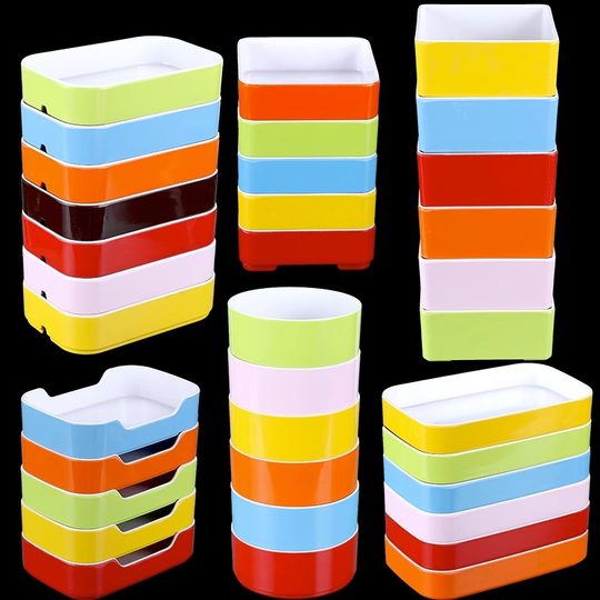 Melamine hot pot plate thickened skewers fragrant plate barbecue plate