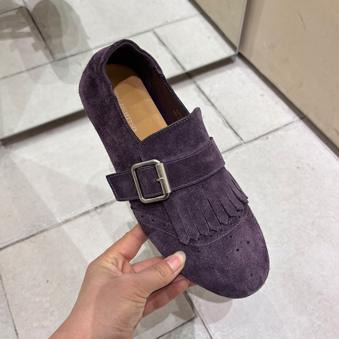 头层牛皮红色软底流苏一脚蹬乐福鞋女2026新款平底真皮小皮鞋单鞋,淘宝优惠券,粉丝福利购,淘宝优惠卷