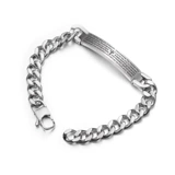 Трендовый сексуальный мужской женский браслет из нержавеющей стали для спортзала для влюбленных в стиле хип-хоп
