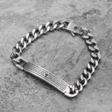 Трендовый сексуальный мужской женский браслет из нержавеющей стали для спортзала для влюбленных в стиле хип-хоп