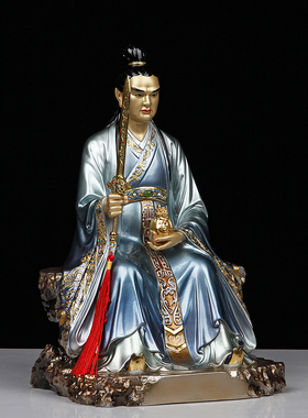 圣丰铜中式胡天刚神像