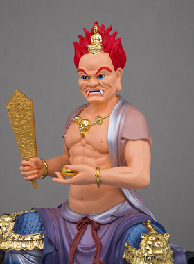 树脂中式多款式面然大士神像