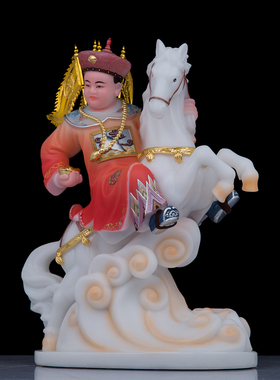 石材保平安中式纯手工报马神像