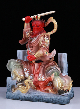 圣丰石材中式课堂王灵官神像