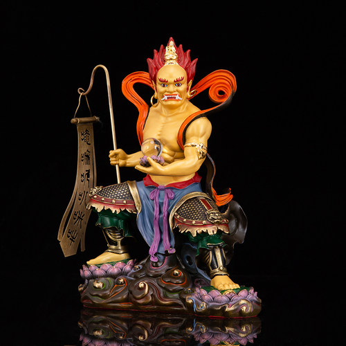 鬼王面然大士佛像面燃鬼王焦面大士爷普渡公羽林纯铜佛像寺庙供奉 - 图0
