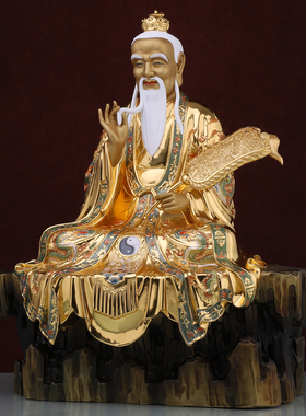 纯铜保平安家用太上老君神像