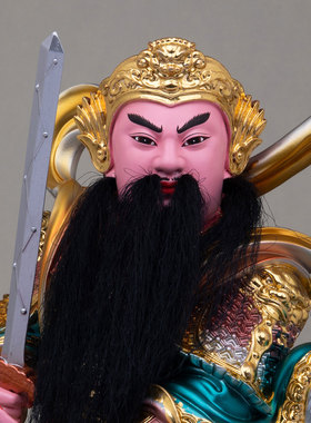 典藏坐山玄天上帝公神像树脂真武大帝祖师爷北帝真居供奉祝福摆件