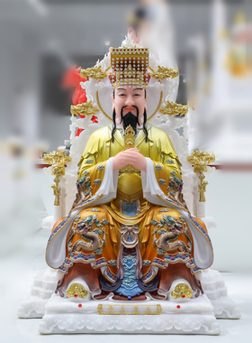 玉皇大帝王母娘娘真身像汉白玉供奉摆件瑶池圣母西王母精品佛像