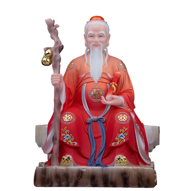 Resin Chinese style living room Yuelao God statue