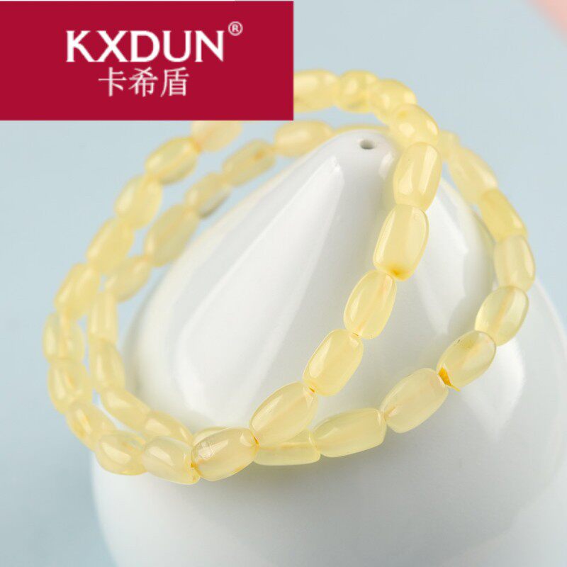 kxdun /卡希盾蜜蜡随形女鸡油黄 卡希盾手链
