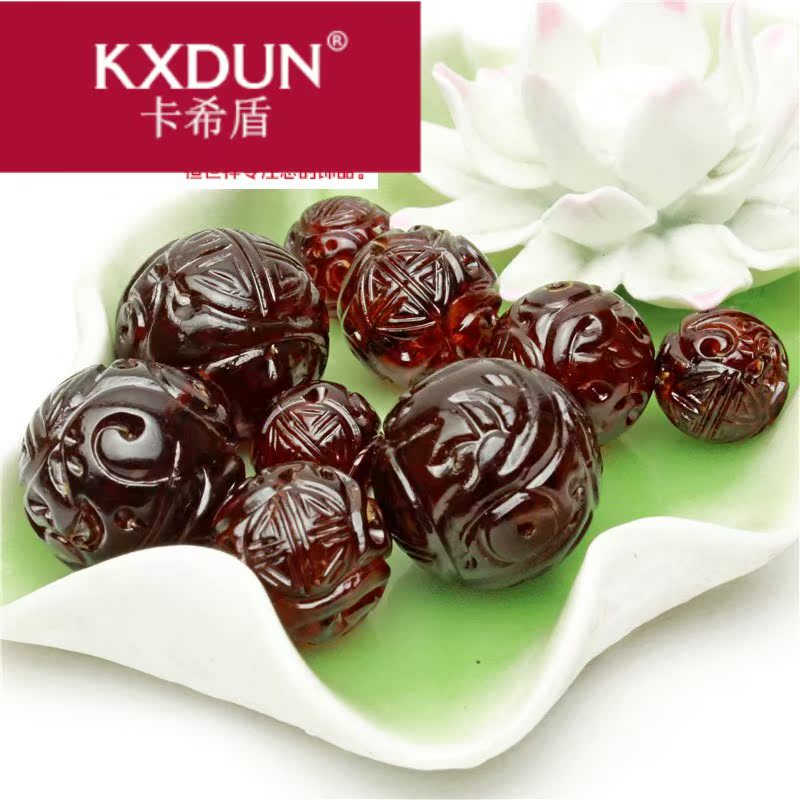 kxdun /卡希盾再造缅甸琥珀血珀 卡希盾其他DIY饰品配件