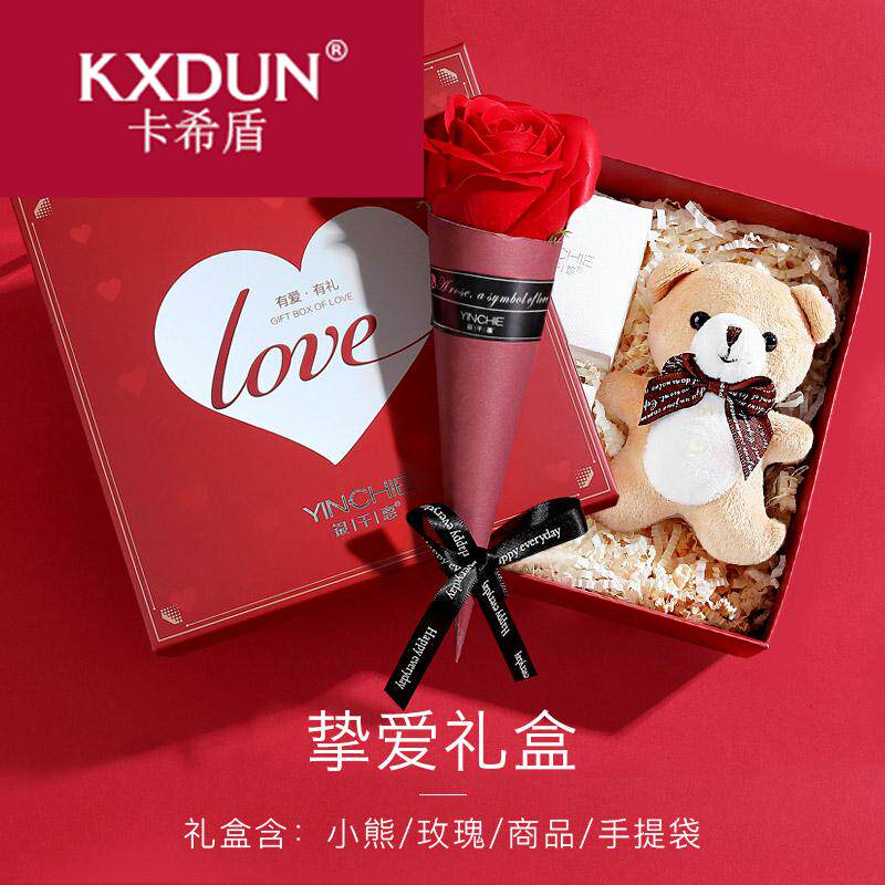 kxdun女士学生简约吊坠纯银项链 卡希盾项链