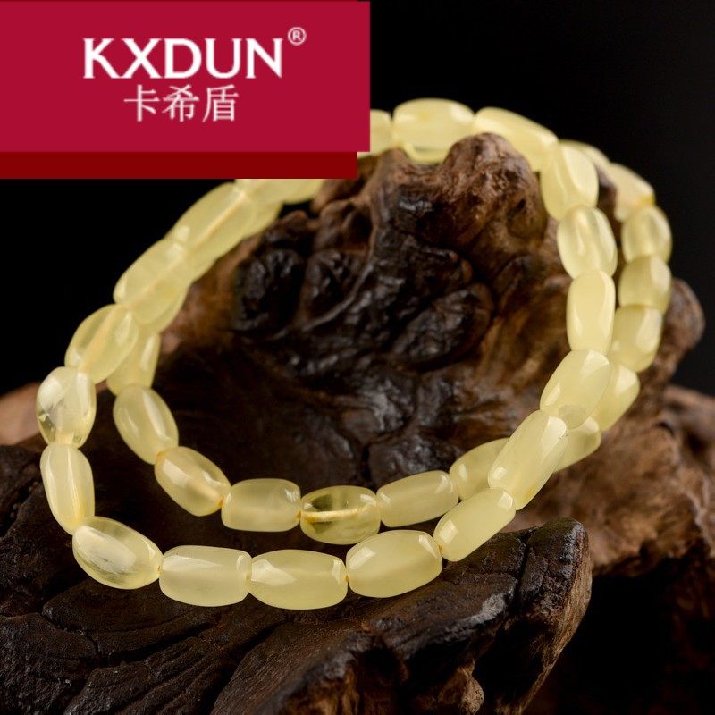 kxdun /卡希盾手串女鸡油黄琥珀 卡希盾手链
