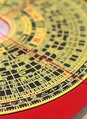 八寸通胜罗盘 风水盘高精度铜正品随身八卦台湾综合大小罗盘