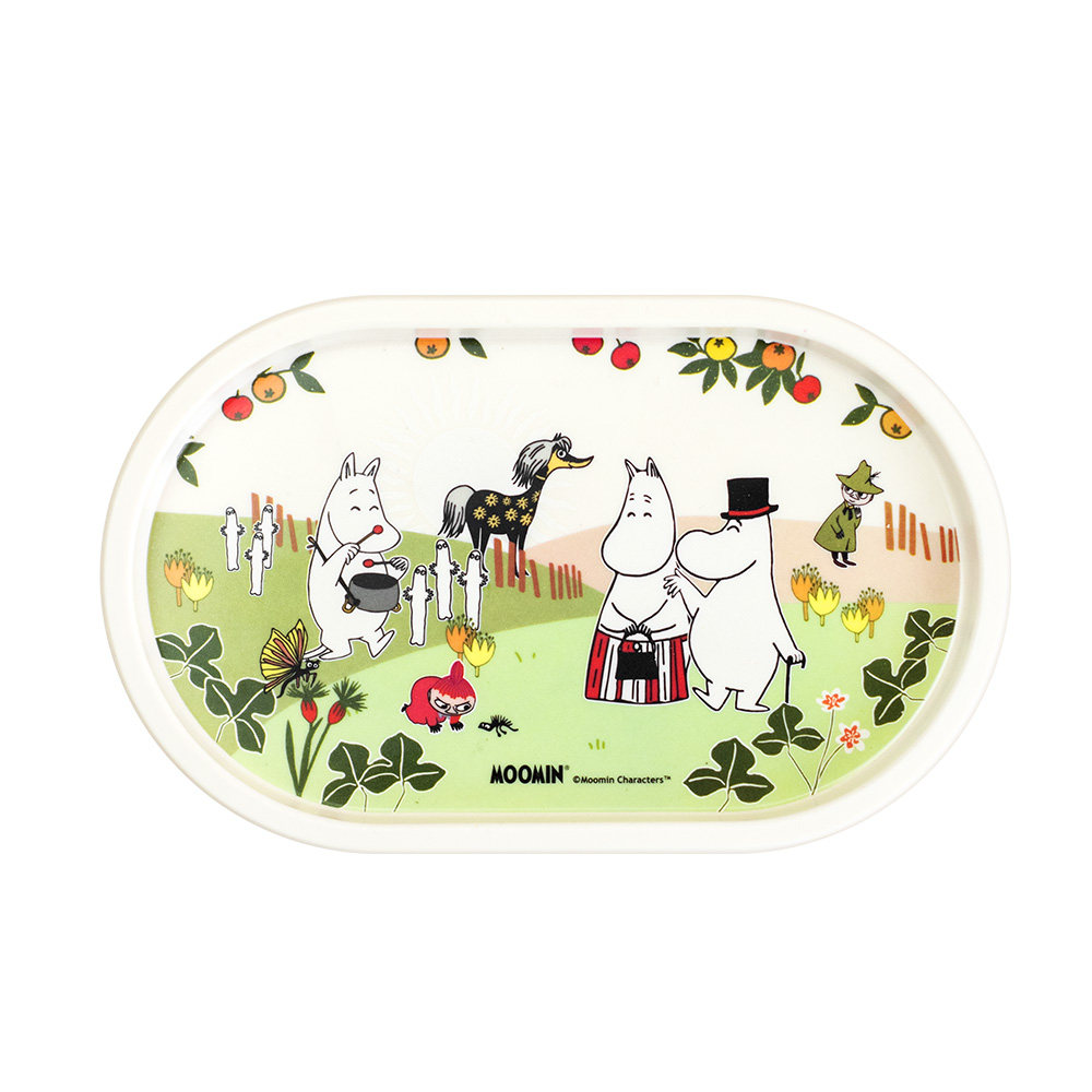 姆明小托盘 日式椭圆树脂下午茶甜品碟 盲盒ins风桌面收纳置物盘,淘宝优惠券,粉丝福利购,淘宝优惠卷