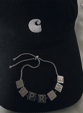 天然男女黑曜石黑玛瑙潮流帅手链