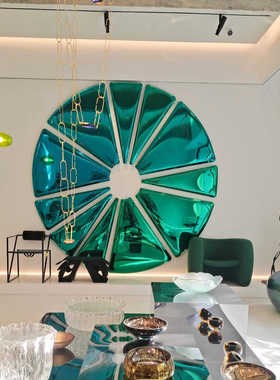 客厅艺术装饰挂件不锈钢轻奢