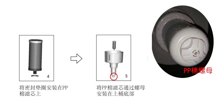 滤芯正品美的MC-3 969CB1066CB饮水机过滤器净水桶器PP棉陶瓷配件 - 图0