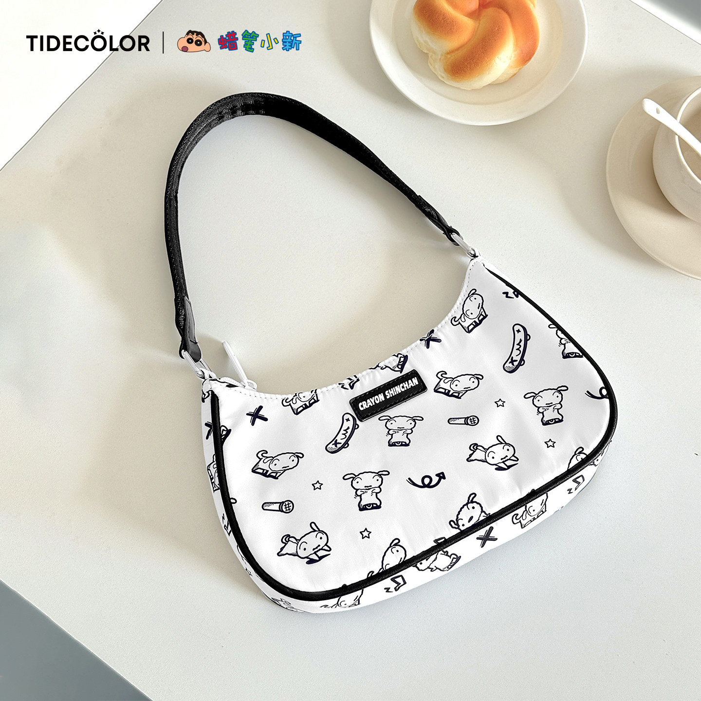 蜡笔小新正版系列联名实用生日礼物小白周边手提包女生单肩腋下包,淘宝优惠券,粉丝福利购,淘宝优惠卷